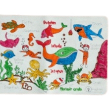 Under the Sea Small Mat – Individual