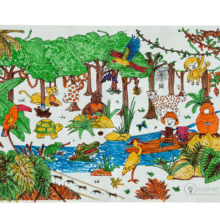In the Jungle Large Mat – Individual